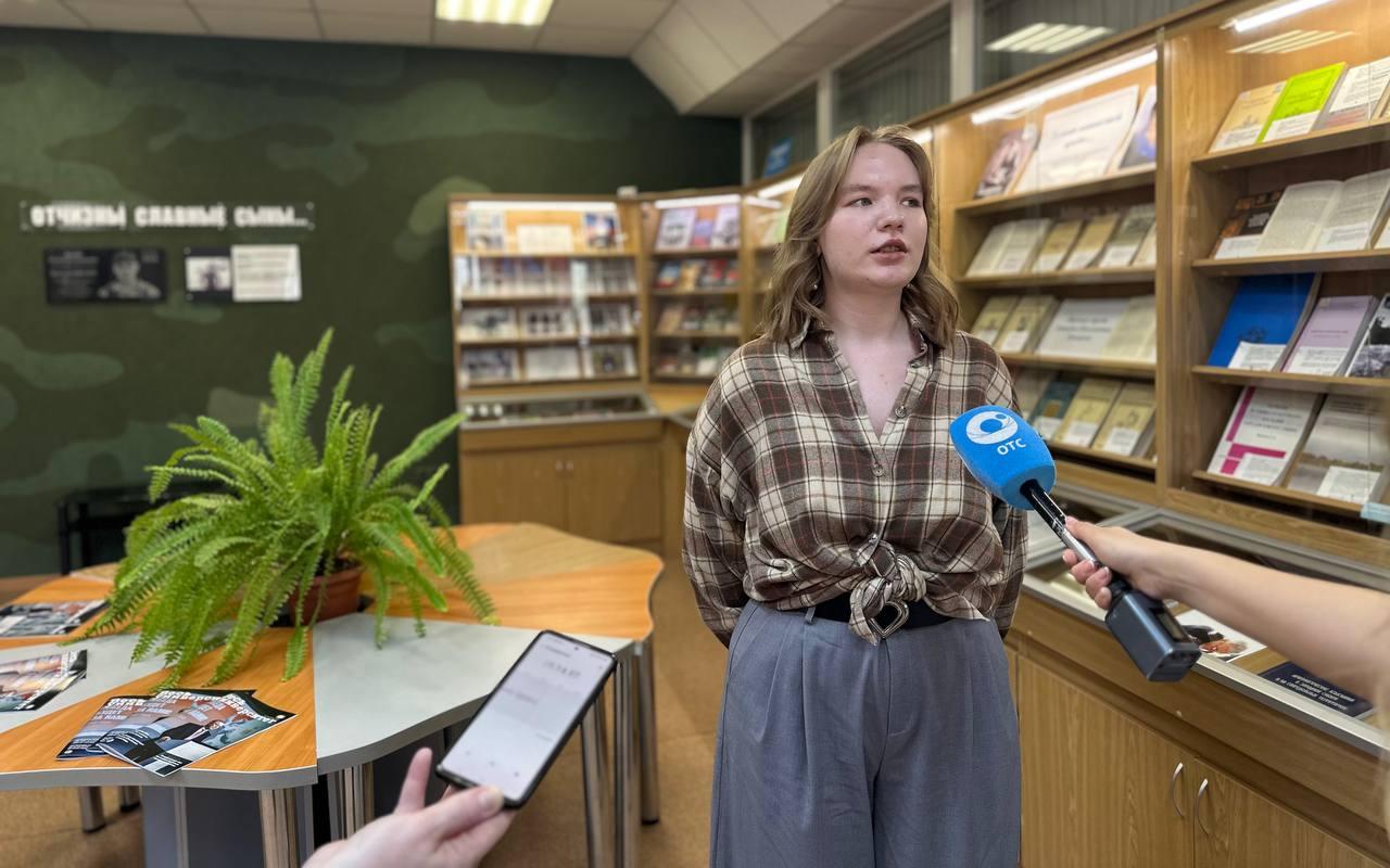 «Сто баллов — не предел»: телеканал ОТС снял сюжет о первокурснице НГПУ Анастасии Журавлёвой