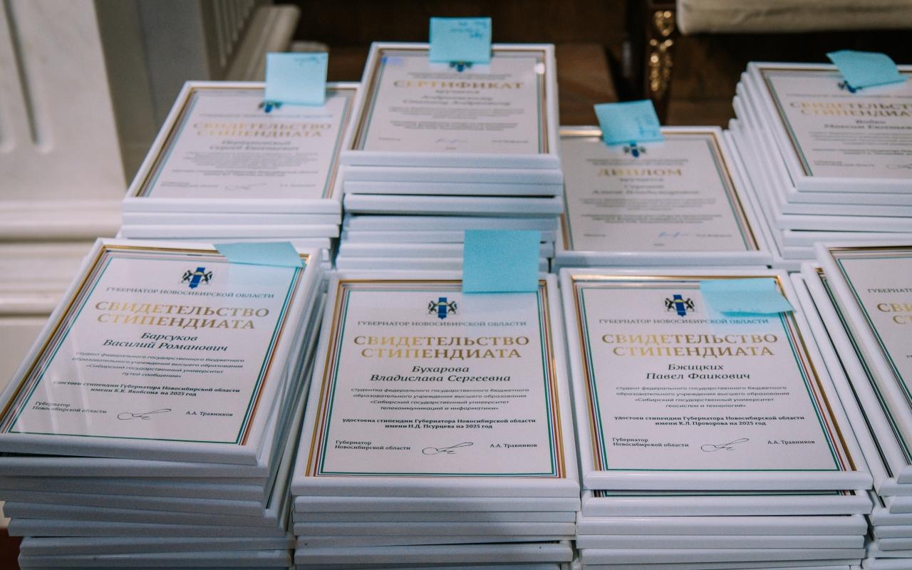 ФОТО к новости: Студенты НГПУ – стипендиаты Губернатора и Правительства Новосибирской области