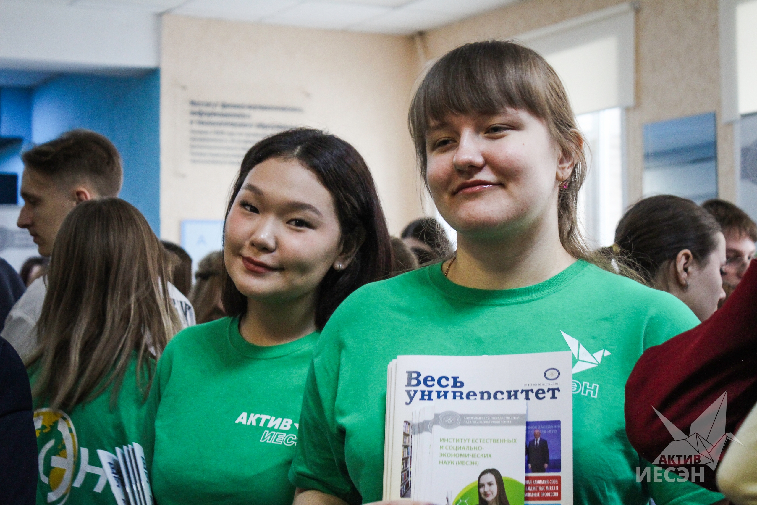 ФОТО к новости: «Актив ИЕСЭН — это большая зеленая семья»: разговор с руководителем студенческого актива
