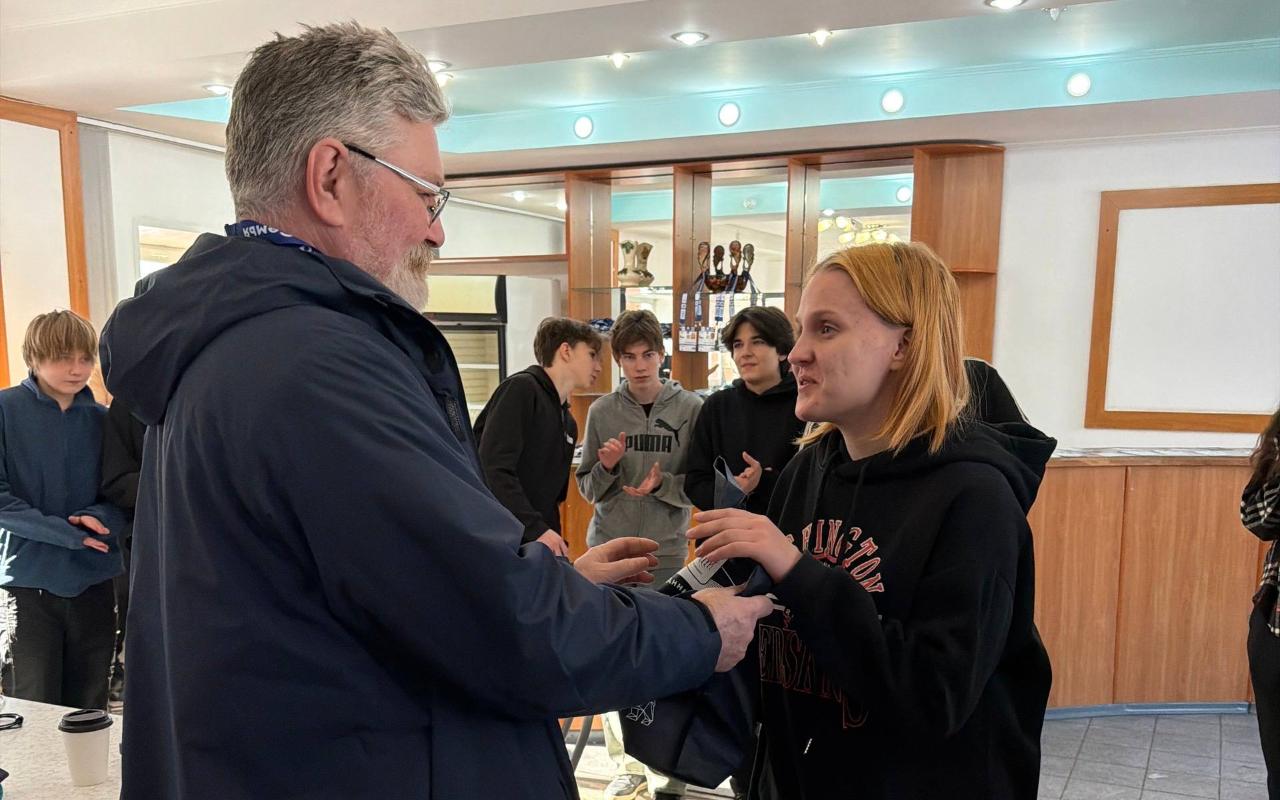 ФОТО к новости: Прямой эфир на «Кубке Анны Богалий»: студенты НГПУ попробовали себя в спортивной журналистике