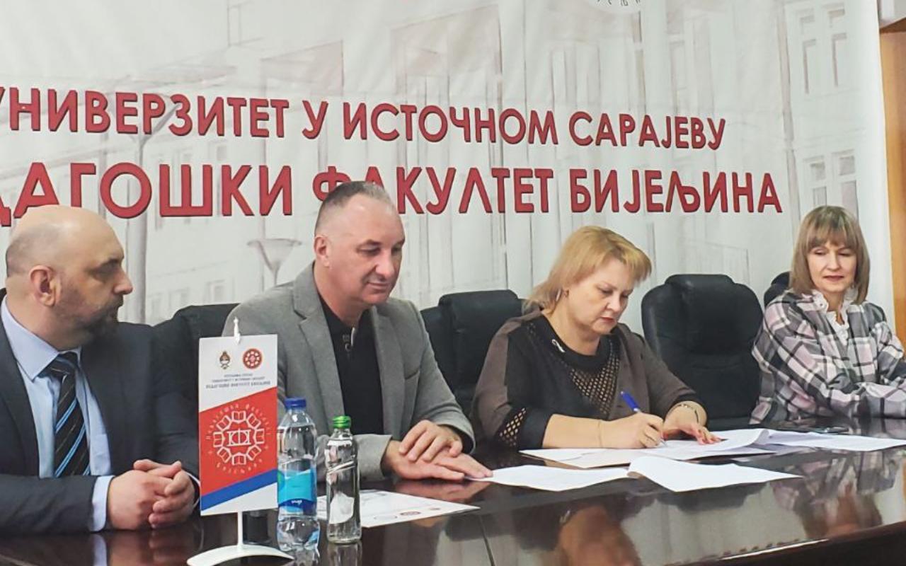 ФОТО к новости: НГПУ и Университет Восточного Сараево подписали соглашение о сотрудничестве