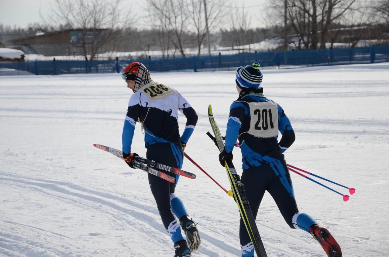 ФОТО к новости: Рассекая снег: в НГПУ прошла традиционная лыжная гонка