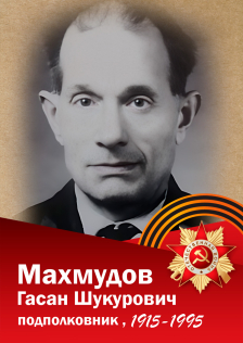 Махмудов Гасан Шукурович