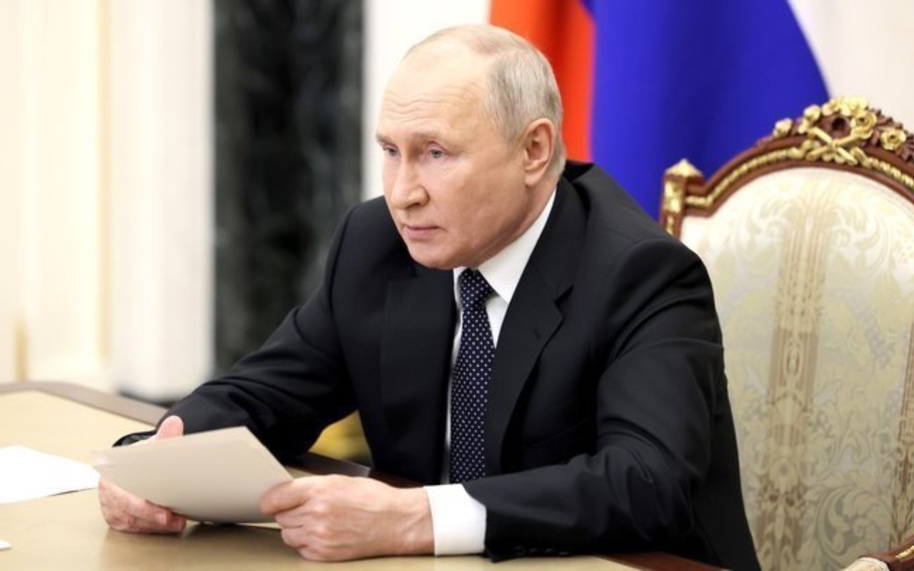 ФОТО к новости: Владимир Путин выступил с обращением к россиянам в связи с трагедией в «Крокус Сити Холле» 