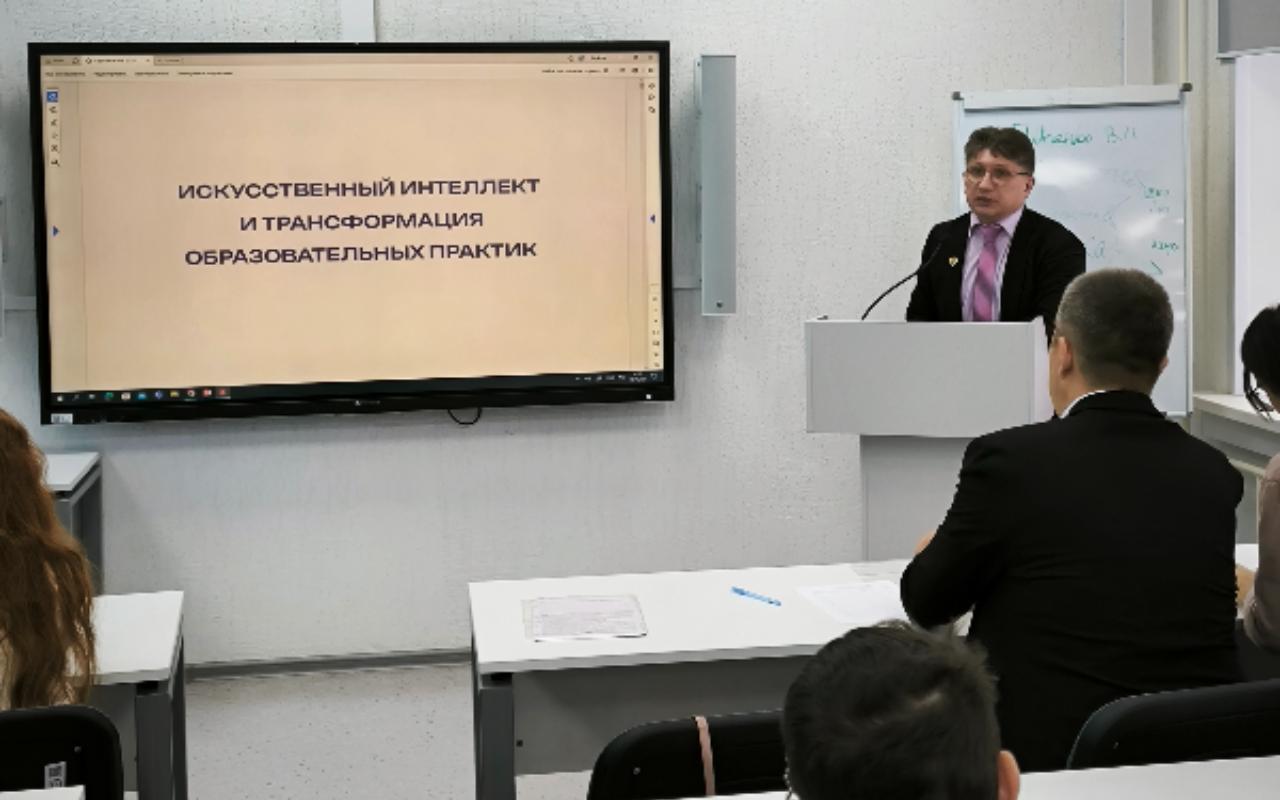 ФОТО к новости: ИИГСО НГПУ и Гомельский государственный университет имени Франциска Скорины обсудили трансформацию образования в эпоху искусственного интеллекта