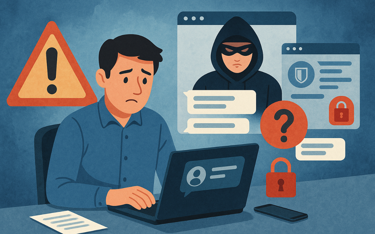 ФОТО к новости: ⚠️ Мошенники активизировались: как защищены сотрудники и студенты НГПУ — и что делать прямо сейчас