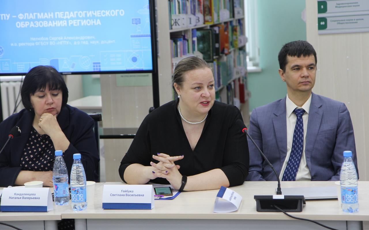 ФОТО к новости: И.о. ректора НГПУ Сергей Александрович Нелюбов: «НГПУ – флагман педагогического образования региона»