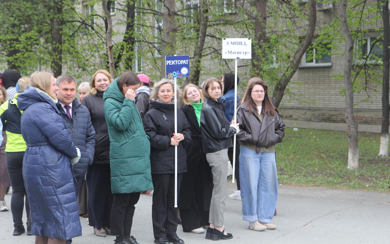 ФОТО к новости: В НГПУ прошла очередная учебная тренировка по отработке действий при внештатных ситуациях
