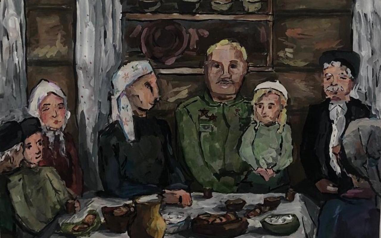 ФОТО к новости: Великая Победа в творчестве школьников