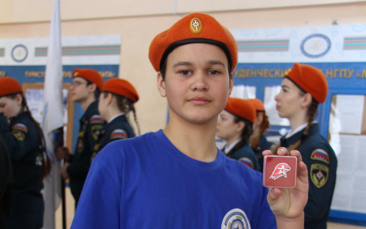 ФОТО к новости: «Их девиз – служить России»: курсанты юношеского отряда Salus вступили в ряды «Юнармии»