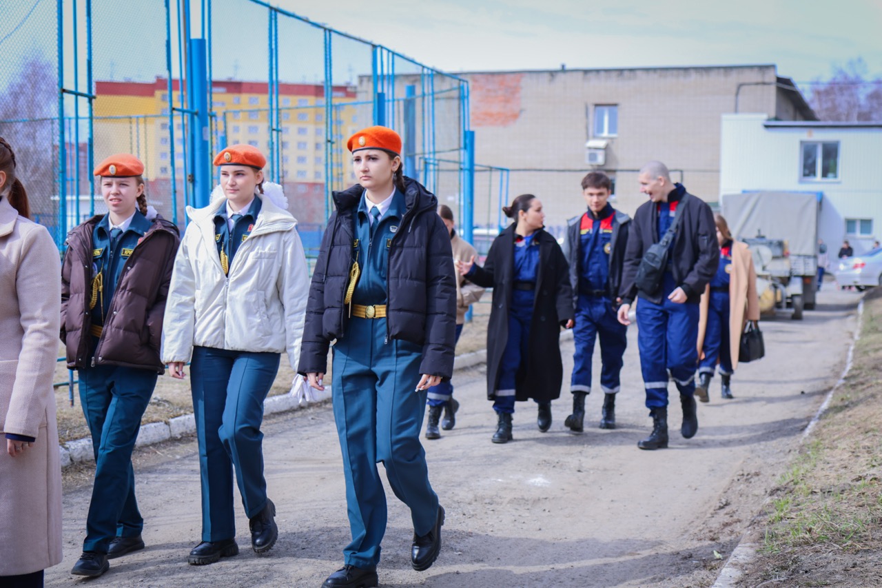 ФОТО к новости: В НГПУ прошла учебная тренировка по действиям при чрезвычайных ситуациях