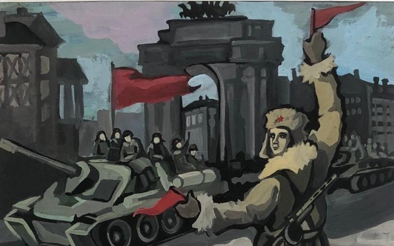 ФОТО к новости: Великая Победа в творчестве школьников