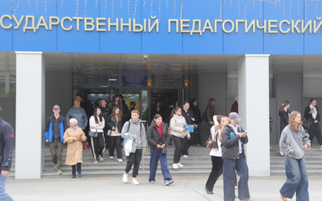 ФОТО к новости: В НГПУ прошла очередная учебная тренировка по отработке действий при внештатных ситуациях