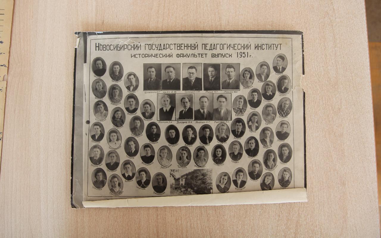 ФОТО к новости: Директор педагогического института в военное время, основатель педагогической династии: в НГПУ бережно хранят память о Викторе Цыбе