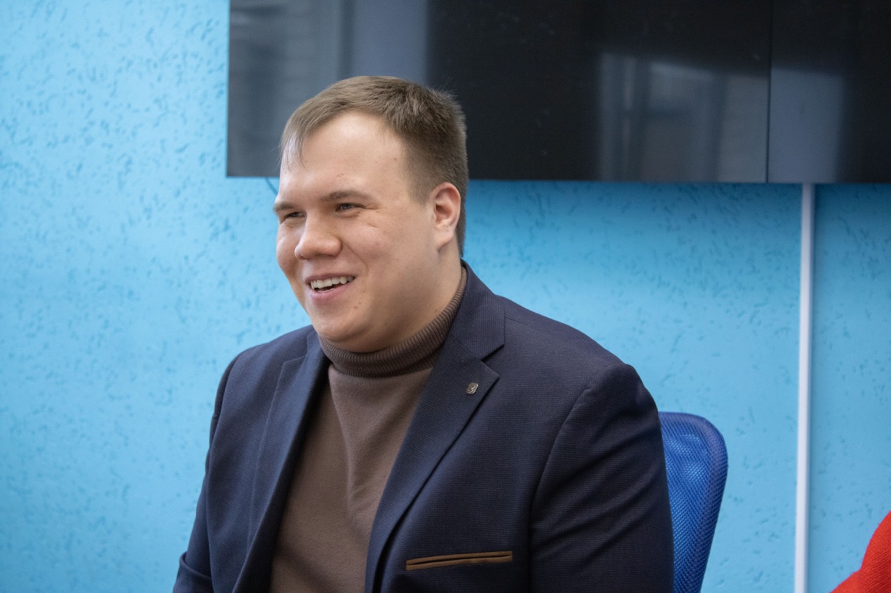 ФОТО к новости: В НГПУ состоялась встреча с директором филиала Российского общества «Знание» в Новосибирской области Даниилом Барановым