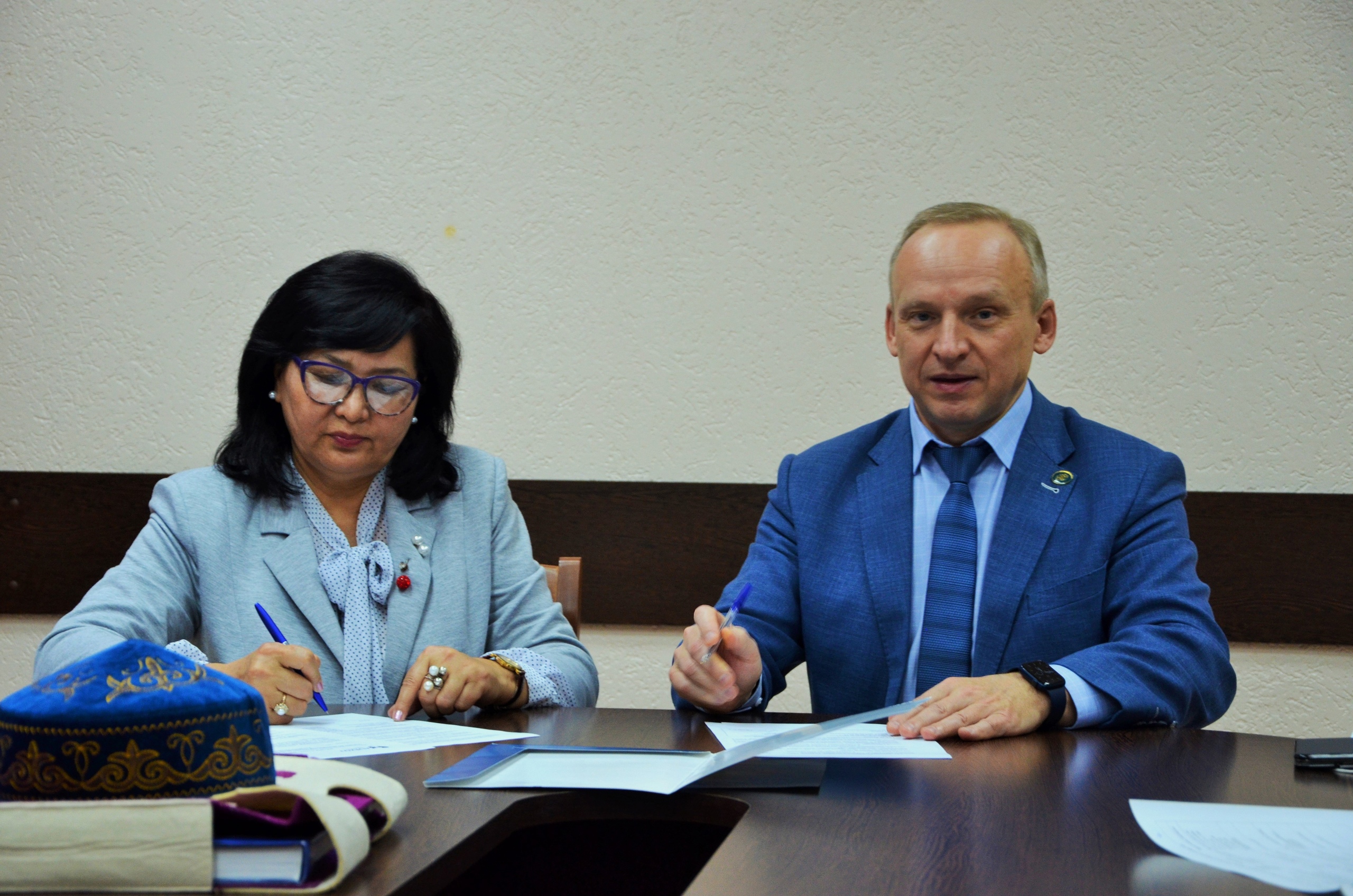 ФОТО к новости: Новые идеи для сотрудничества с крупнейшим вузом Казахстана