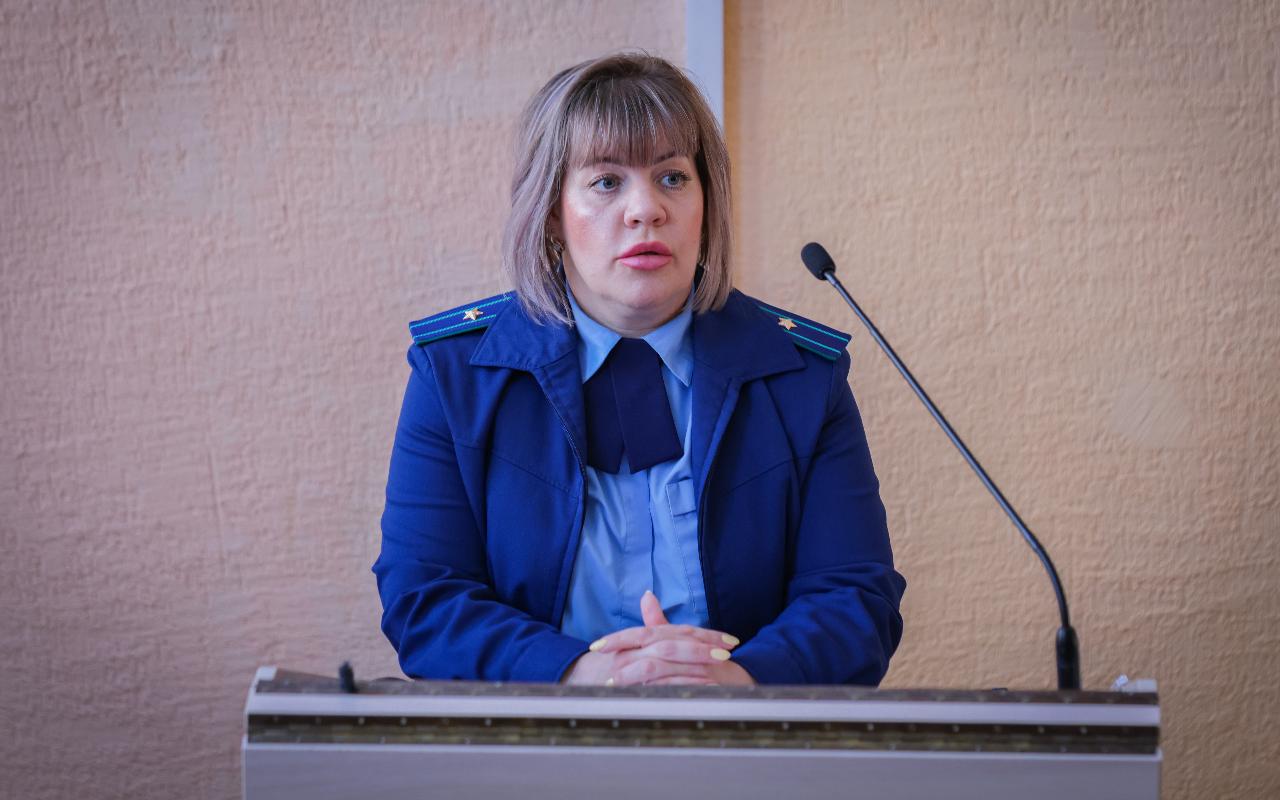 В НГПУ состоялась встреча со старшим помощником прокурора Октябрьского района по вопросам профилактики мошенничества