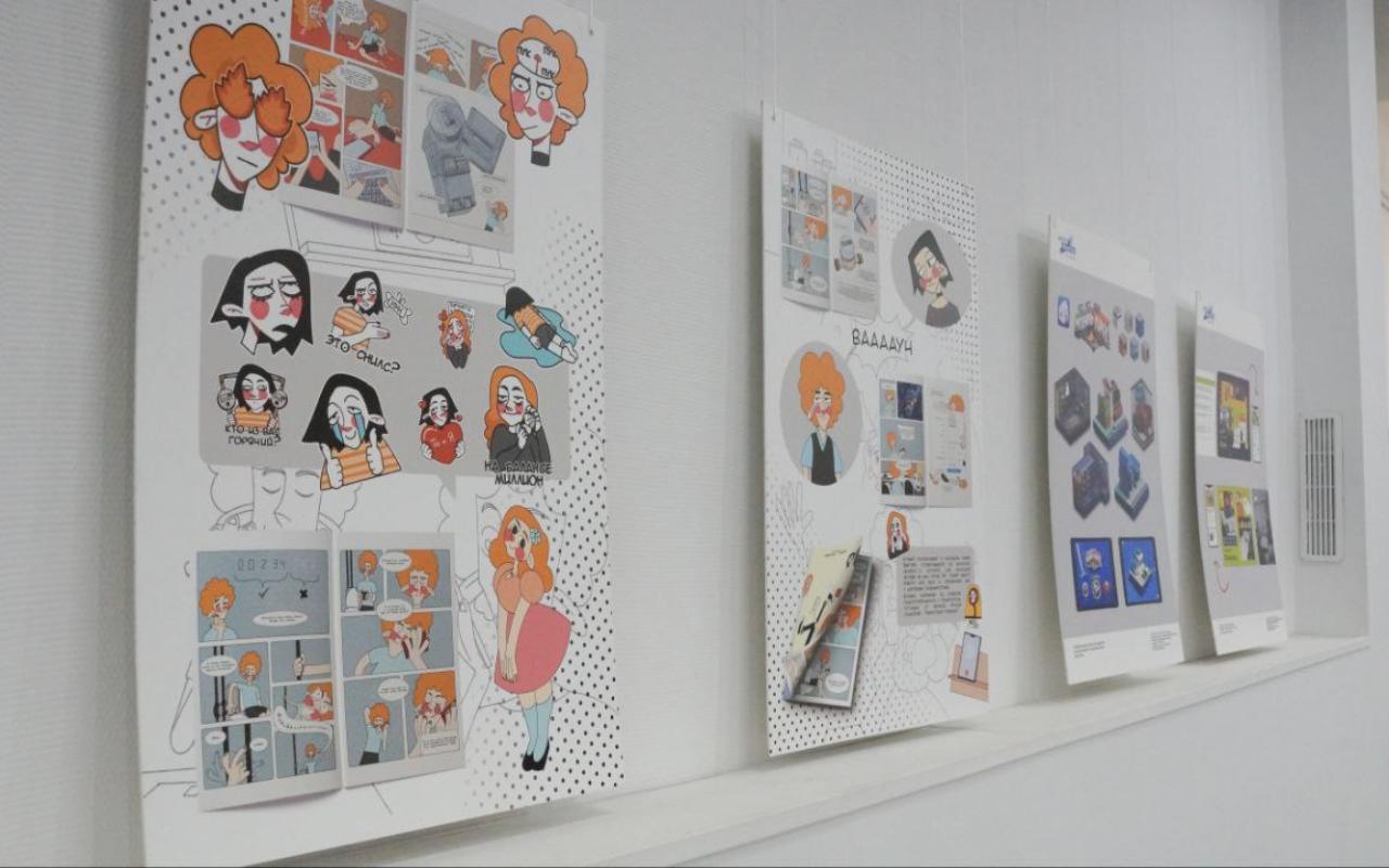 ФОТО к новости: Дневник ПедСибири: в НГХМ открылась выставка выпускных работ студентов Института искусств НГПУ