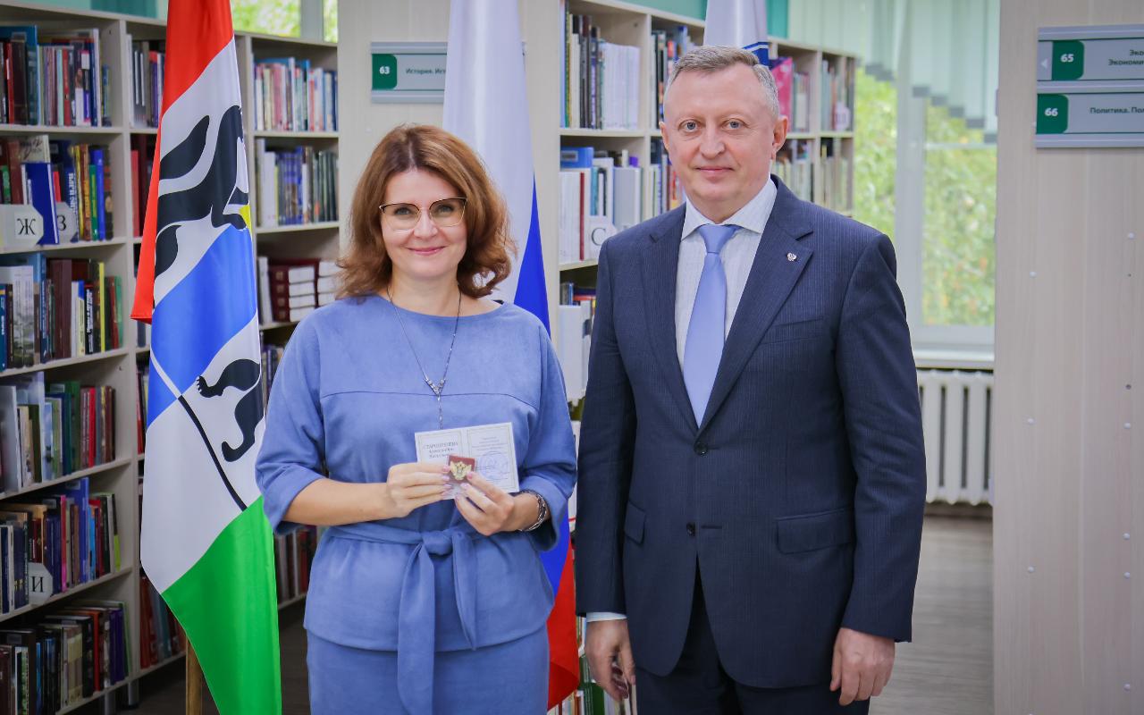 ФОТО к новости: Главная ценность университета: лучшие работники НГПУ удостоены наград и почётных званий Министерства просвещения Российской Федерации