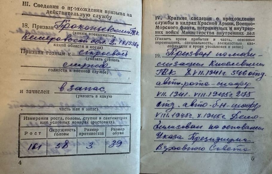 военный билет