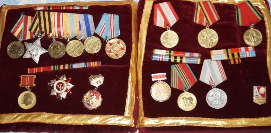 Боевые награды Николая Семёновича Коверина